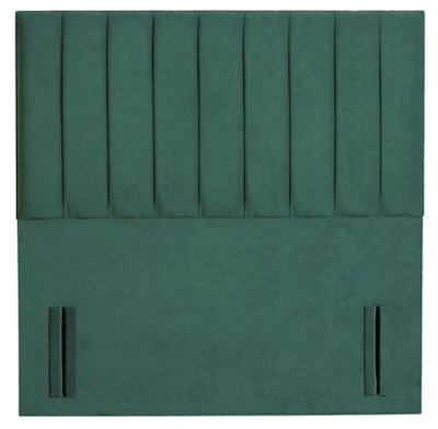 "Adore Designs Portland Plush Velvet 6Ft Super King 50"" Floor Standing Headboard - Mallard"