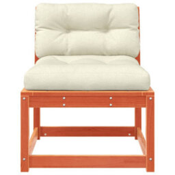 Walplus Garden Sofa With Cushions Wax Brown Solid Wood Pine - 63.5 X 73 X 78 Cm (W X D X H) - thumbnail 5