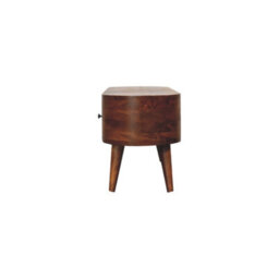Matteo Solid Mango Wood Chestnut Media Unit With 2 Drawers And Open Shelf - thumbnail 6