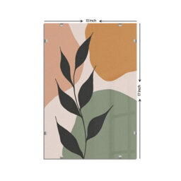 Ak Frames 17X13 Frameless Clip Frame With Shatter-Resistant Perspex - Clip Photo Frame For Prints, Photos And Wall Art - thumbnail 6