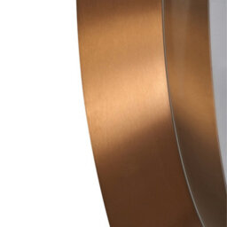 Pacific Lifestyle Round Wall Mirror Gold Metal Wide Angled Frame 60Cm Concave Contemporary - thumbnail 7