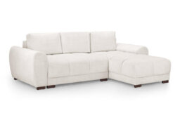 Beehive Furniture Azara - Universal Corner Sofa Bed - Cream Upholstered Corner Couch