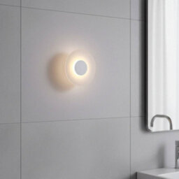 Ultra Beam Lighting Ultrabeam Round White 6 Watt Led Outdoor Led Wall Light - 600 Lumens - 3000K Warm White - 250mm Diameter - thumbnail 3