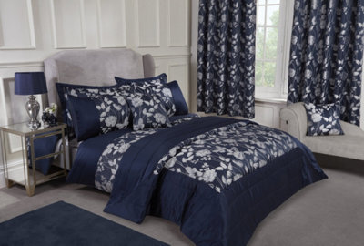 Meadows Bedspread In Navy Blue - image 1