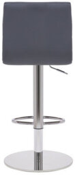 Lamboro Deluxe Aldo Bar Stool - Charcoal Grey, Weighted Base, Adjustable Swivel Seat - thumbnail 5