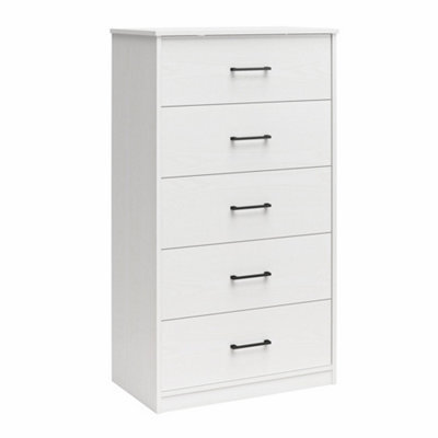 Dorel Brez Build Pearce 5 Drawer Dresser White Oak - image 1