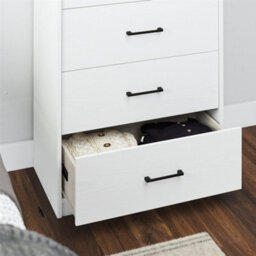 Dorel Brez Build Pearce 5 Drawer Dresser White Oak - thumbnail 3
