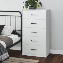 Dorel Brez Build Pearce 5 Drawer Dresser White Oak - thumbnail 2