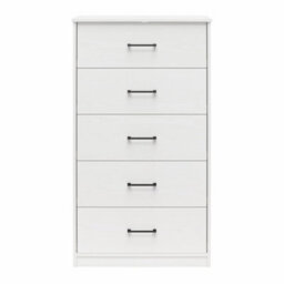 Dorel Brez Build Pearce 5 Drawer Dresser White Oak - thumbnail 4