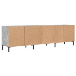 Berkfield Sturdy Tv Cabinet Concrete Grey 150X30X44.5 Cm Engineered Wood - thumbnail 8
