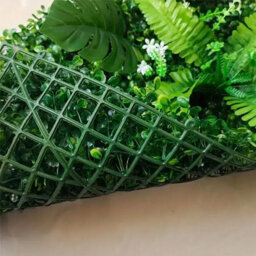 Artificial Plant Screen 25X25Cm - Uv Resistant Wall Decoration - Durable Artificial Grass - For Home And Garden - thumbnail 3