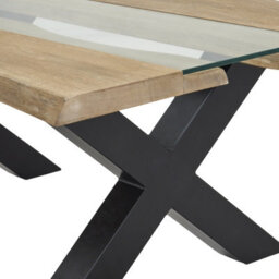 Live  Edge  Collection  Light  Acacia  River  Coffee  Table - thumbnail 4