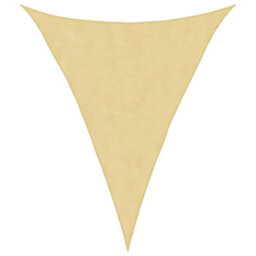 Berkfield Sun Shade Sail Sand 4X5X5 M 100% Polyester Oxford - thumbnail 2
