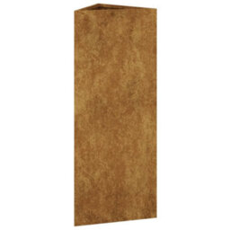 Berkfield Garden Planter 30X26X75 Cm Corten Steel - thumbnail 3