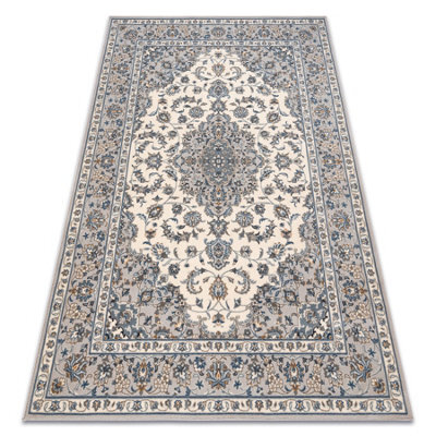 RugsX Carpet Wool Nain Ornament, Frame 7335/51635 Beige / Blue  120X170 Cm - image 1