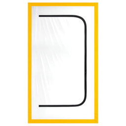SolaDirect Dust Door With Zip 110 X 220 Cm - Renovation Dust-Barrier Curtain For Doorways - Double-Sided Zipper - Tape Mount - Trim To Fit - thumbnail 1