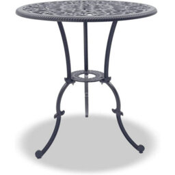 Centurion Supports Bangui Grey Luxurious Garden And Patio Table And 4 Large Chairs With Armrests Cast Aluminium Bistro Set - thumbnail 3