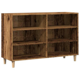 Berkfield Durable Sideboard Old Wood 103.5X35X70 Cm Engineered Wood - thumbnail 1