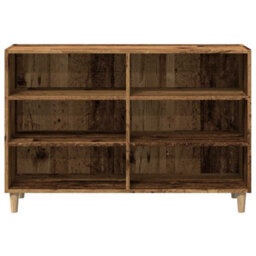 Berkfield Durable Sideboard Old Wood 103.5X35X70 Cm Engineered Wood - thumbnail 5