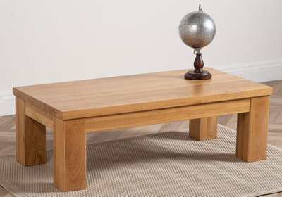 That's Furniture Dakota Chunky Oak Large Coffee Table For Living Room - image 1