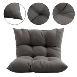 Living And Home Dark Grey Rectangle Outdoor Garden Tufted Swing Chair Bench Cushion Seat Pad 120Cm Lx 80Cm W - thumbnail 8