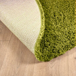 Bravich Green Thick Shaggy Circle Rug - California - 120Cm - thumbnail 5