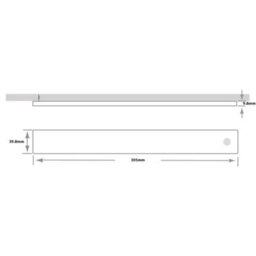 2-Pack 305mm Rechargeable Kitchen Cabinet Led Strip Light With Pir Sensor - Natural White - thumbnail 3