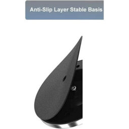 Black Free Standing Swivel Toilet Tissue Paper Roll Holder Square - thumbnail 5