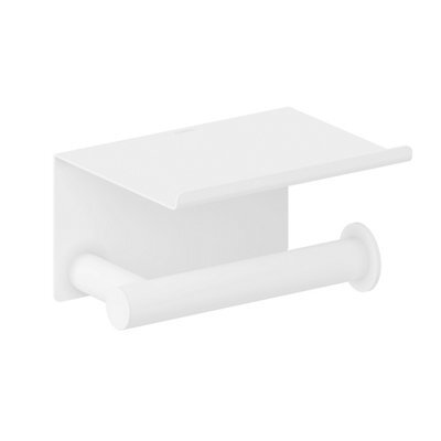 Cosmic Paper Holder With Cover Matt White Architect Sp - image 1