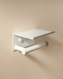 Cosmic Paper Holder With Cover Matt White Architect Sp - thumbnail 2