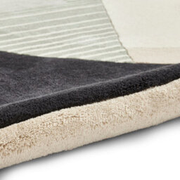 Beige Handmade , Luxurious , Modern , Viscose Wool Easy To Clean Geometric Rug For Bedroom, Living Room - 150Cm X 230Cm - thumbnail 8