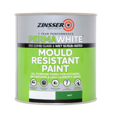 Zinsser Permawhite Interior Matt Mixed Colour Ral 9012 1L - image 1