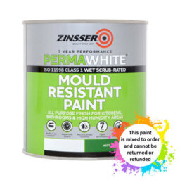 Zinsser Permawhite Interior Matt Mixed Colour Ral 9012 1L - thumbnail 2