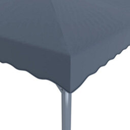Berkfield Gazebo With Led String Lights 300X300 Cm Anthracite Aluminium - thumbnail 5