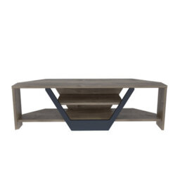 Decorotika Sares Tv Stand Tv Unit For Tvs Up To 55 Inch Walnut And Black - thumbnail 5