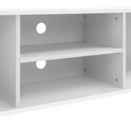 "Julian Bowen Moritz 2 Door Tv Stand, White, Up To 75"", Internal And External Shelf Storage, Height: 58 X Width: 176.5 X Depth: 39.5Cm" - thumbnail 6