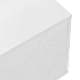 "Julian Bowen Moritz 2 Door Tv Stand, White, Up To 75"", Internal And External Shelf Storage, Height: 58 X Width: 176.5 X Depth: 39.5Cm" - thumbnail 8
