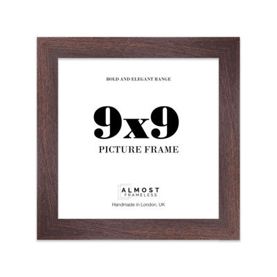 "19X19"" Red Picture Frame - 19X19"" Square Frame With 17X17"" Mount For 19X19""/17X17"" Pictures Moderrn Style Thin Edge, 1 Pack" - image 1