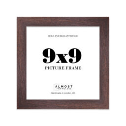 "19X19"" Red Picture Frame - 19X19"" Square Frame With 17X17"" Mount For 19X19""/17X17"" Pictures Moderrn Style Thin Edge, 1 Pack" - thumbnail 1