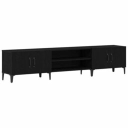 Walplus Tv Cabinet Black Oak 180 X 31.5 X 40 Cm Engineered Wood - thumbnail 2