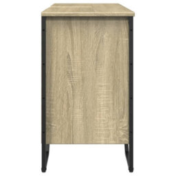 Berkfield Bathroom Sink Cabinet Sonoma Oak 91X35X60 Cm Engineered Wood - thumbnail 5