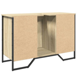 Berkfield Bathroom Sink Cabinet Sonoma Oak 91X35X60 Cm Engineered Wood - thumbnail 6