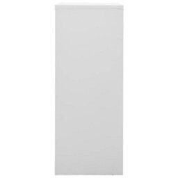 Walplus Office Cabinet Light Grey 90X40X102 Cm Steel - thumbnail 3