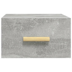 Berkfield Sturdy Wall-Mounted Bedside Cabinets 2 Pcs Concrete Grey 35X35X20 Cm - thumbnail 7
