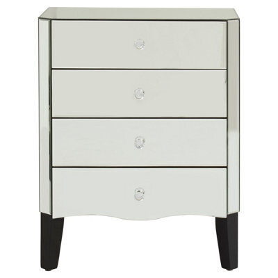 Orsina Sturdy 4 Drawer Chest, Functional Design Sturdy Chest For Hallway, Tall 3 Drawer Chest For Livingroom - image 1