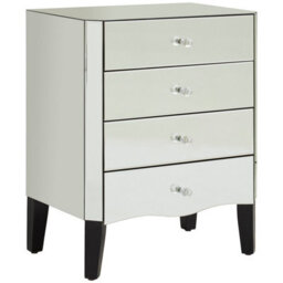 Orsina Sturdy 4 Drawer Chest, Functional Design Sturdy Chest For Hallway, Tall 3 Drawer Chest For Livingroom - thumbnail 2
