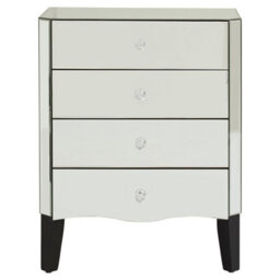 Orsina Sturdy 4 Drawer Chest, Functional Design Sturdy Chest For Hallway, Tall 3 Drawer Chest For Livingroom - thumbnail 1
