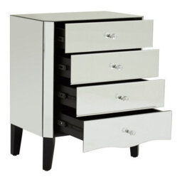 Orsina Sturdy 4 Drawer Chest, Functional Design Sturdy Chest For Hallway, Tall 3 Drawer Chest For Livingroom - thumbnail 5