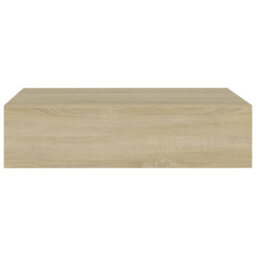 Berkfield Wall-Mounted Drawer Shelves 2 Pcs Oak 40X23.5X10Cm Mdf - thumbnail 5
