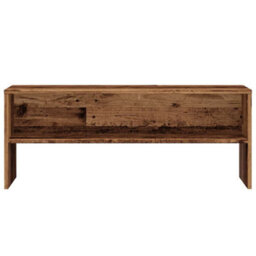 Berkfield Durable Tv Cabinet Old Wood 100X40X40 Cm Engineered Wood - thumbnail 4